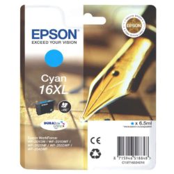 Epson Pen 16XL DURABrite Ultra Ink, High Yield Ink Cartridge, Cyan Single Pack, C13T16324010